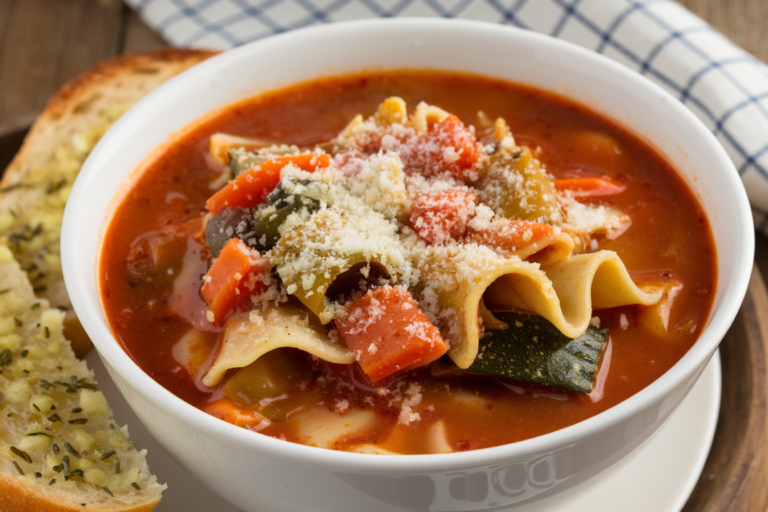 The Ultimate Comfort Hack: Why Everyone’s Obsessing Over This Veggie-Packed Lasagna Soup