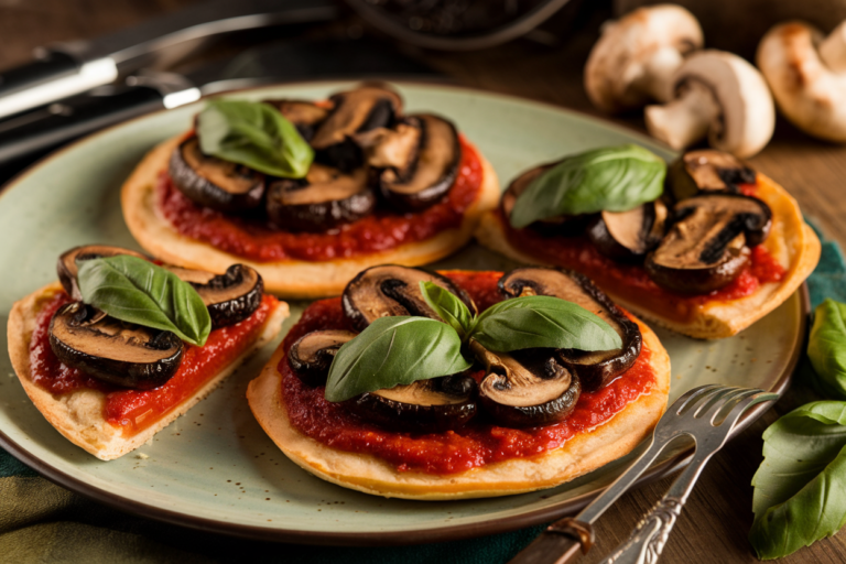 Keto Portobello Mushroom Pizzas – The Best Low-Carb Pizza Alternative