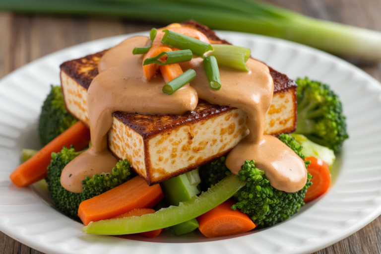 Unlock Flavor Gold: Roasted Tofu with Easy Peanut Sauce That Will Blow Your Mind