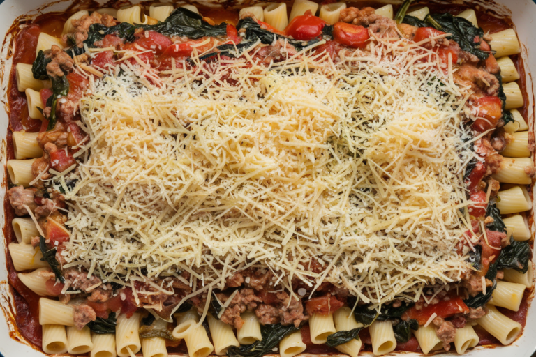 Baked Ziti with Spinach & Sausage: The Ultimate Comfort Food Upgrade You Didn’t Know You Needed