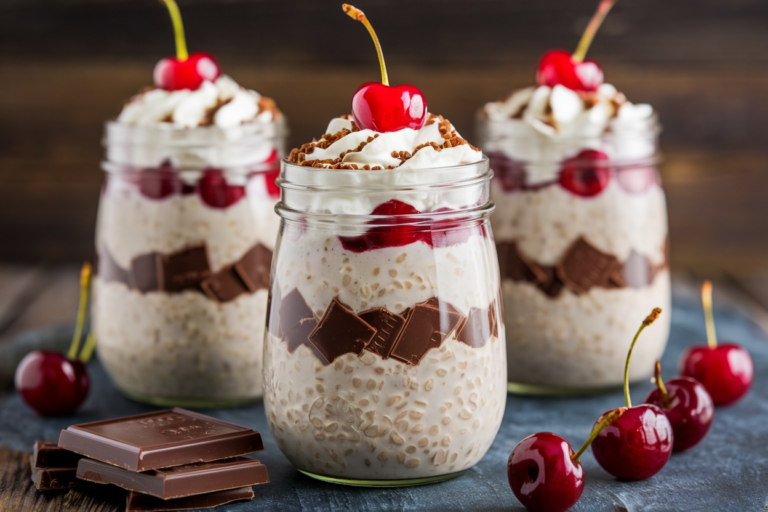 Wake Up to Bliss: The Irresistible Magic of Chocolate Cherry Overnight Oats