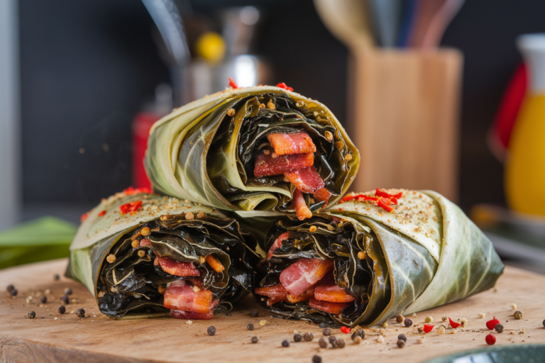 Wrap Your Taste Buds Around These Irresistible Collard Green Wraps—Healthy, Crunchy, and Basically Magic