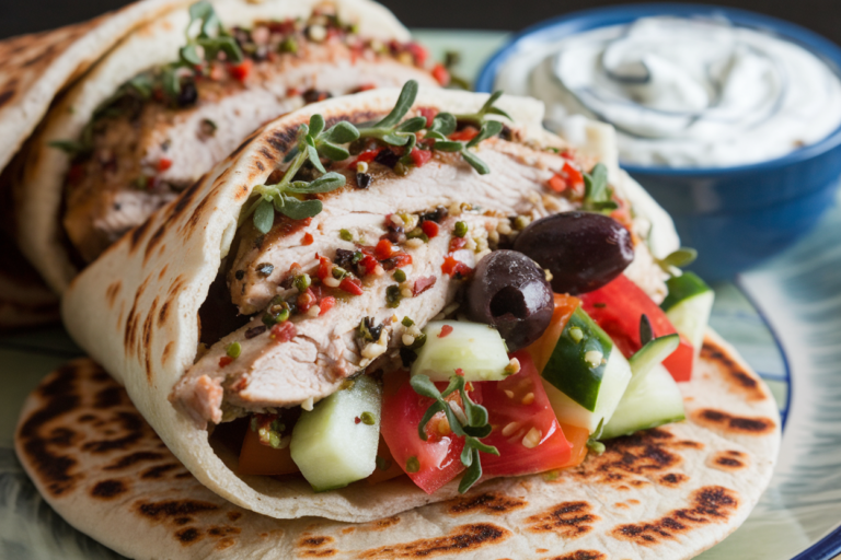 Ultimate Greek Chicken Gyros Pitas (Better Than Takeout)