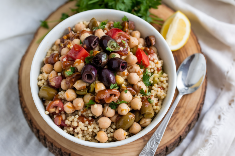Unlock Mediterranean Magic With These Irresistible Greek Chickpea & Couscous Bowls!