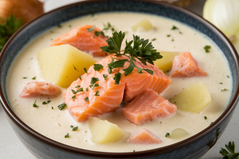 How to Make Creamy Salmon Chowder from Scratch