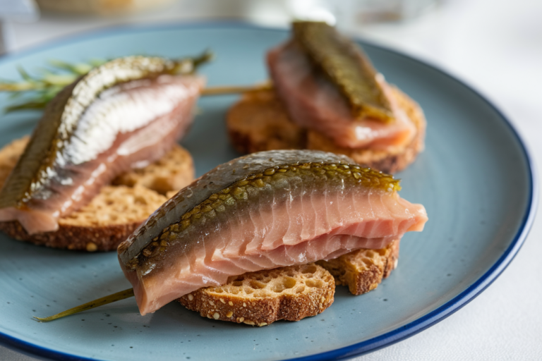 Pickled Herring & Rye Bites – A Quick Scandinavian Snack You’ll Love