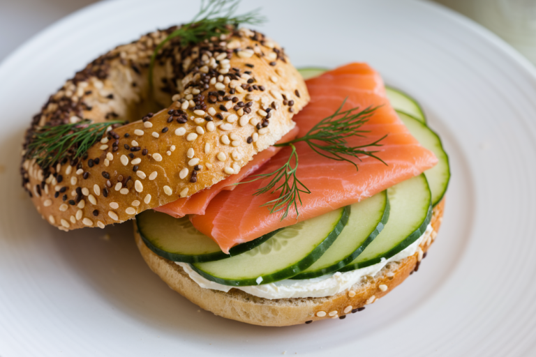 Quick Cucumber & Smoked Salmon Bagel Recipe (15-Minute Brunch)