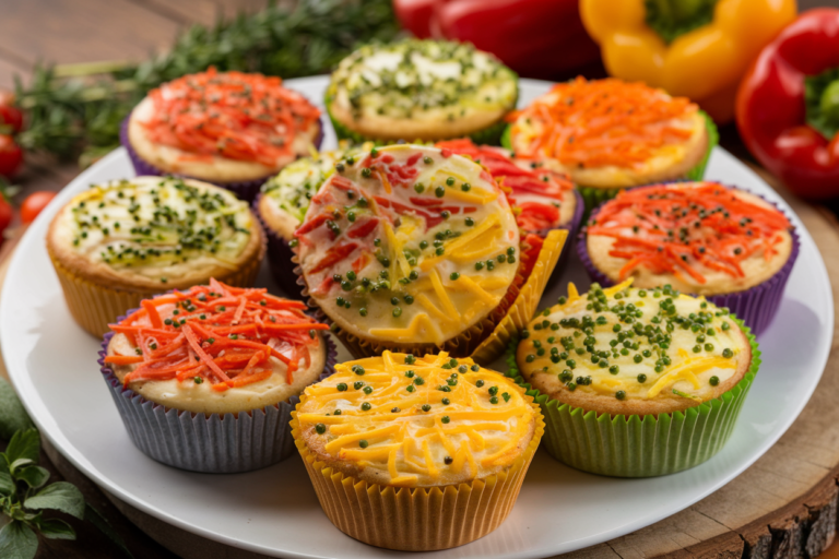 Unlock Your Breakfast Game with These Color-Poppin’ Rainbow Veggie Egg Muffins!