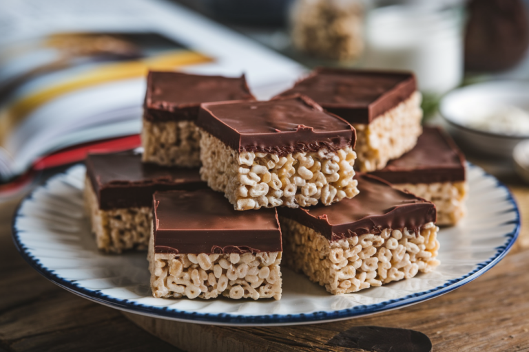 How to Make Chocolate Rice Krispie Treats (No-Bake)