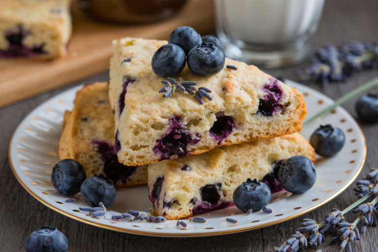 Unlock the Ultimate Morning Magic with These Irresistible Lavender Blueberry Scones