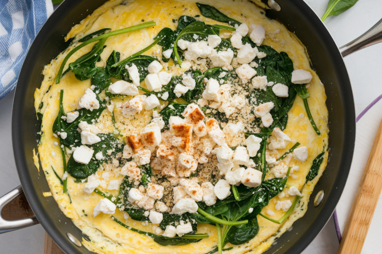 Unlock Breakfast Bliss: Fresh Spinach & Feta Scrambled Eggs That Will Rock Your Morning!