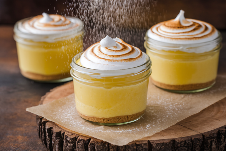 The Best No-Bake Lemon Meringue Pie Jars You’ll Ever Make