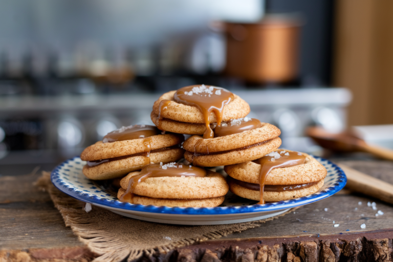 Easy 5-Ingredient Salted Caramel Stuffed Snickerdoodles (The Ultimate Baking Hack)