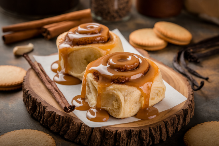 Gooey Cookie Butter Biscoff Cinnamon Rolls: Easy Recipe