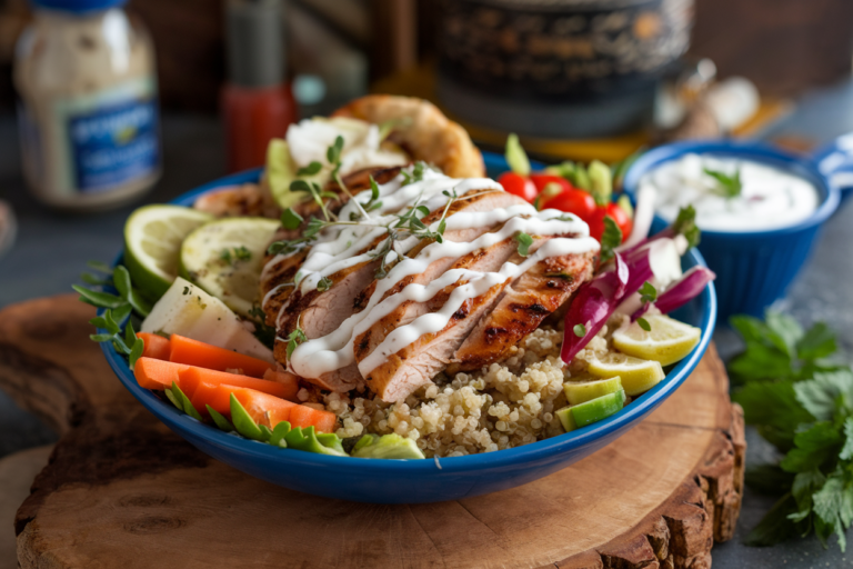 Unlock Flavor Nirvana with These Irresistible Chicken Gyro Quinoa Bowls