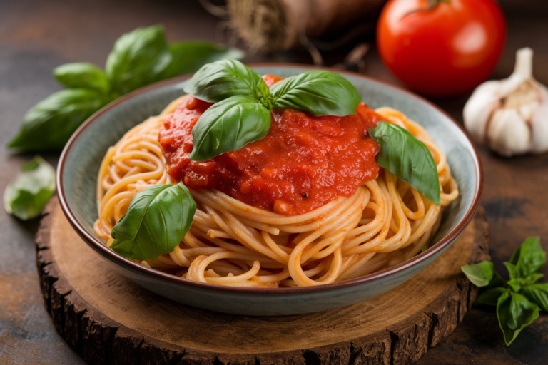Unlock the Secret to the Ultimate Rustic Tomato Basil Spaghetti That Will Blow Your Taste Buds Away