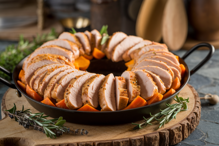 Healthy Turkey and Sweet Potato Skillet (One Pan!)