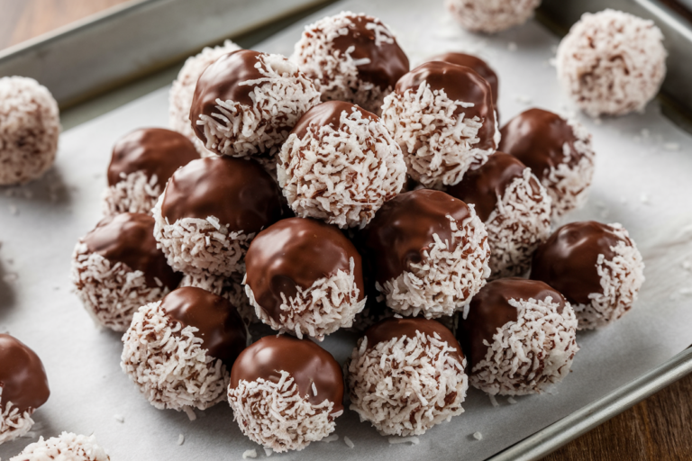 Easy No-Bake Chocolate Coconut Clusters (5 Ingredients)