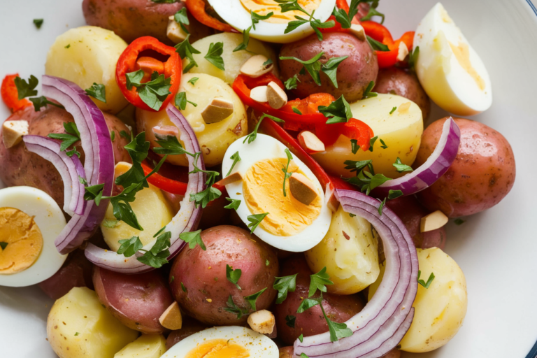 Unlock the Magic of Summer: No Mayo Potato Salad With Romesco Dressing That Will Rock Your Taste Buds