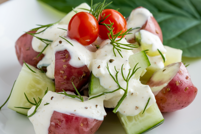 Unlock Ultimate Refreshment: Potato and Cucumber Salad with a Creamy Dill Dressing You Can’t Resist