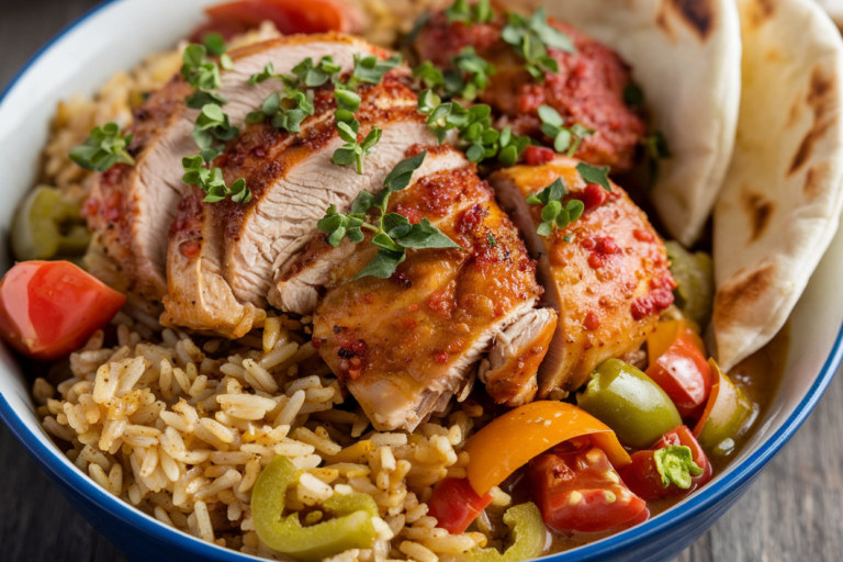 Better Than Takeout: Spicy Chicken Shawarma Rice Bowls (One-Pot)