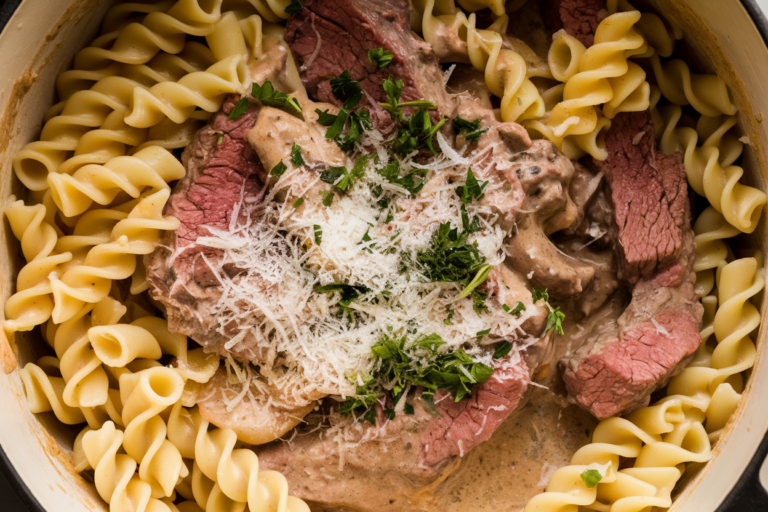 How to Make Creamy Tuscan Beef Pasta in One Pot