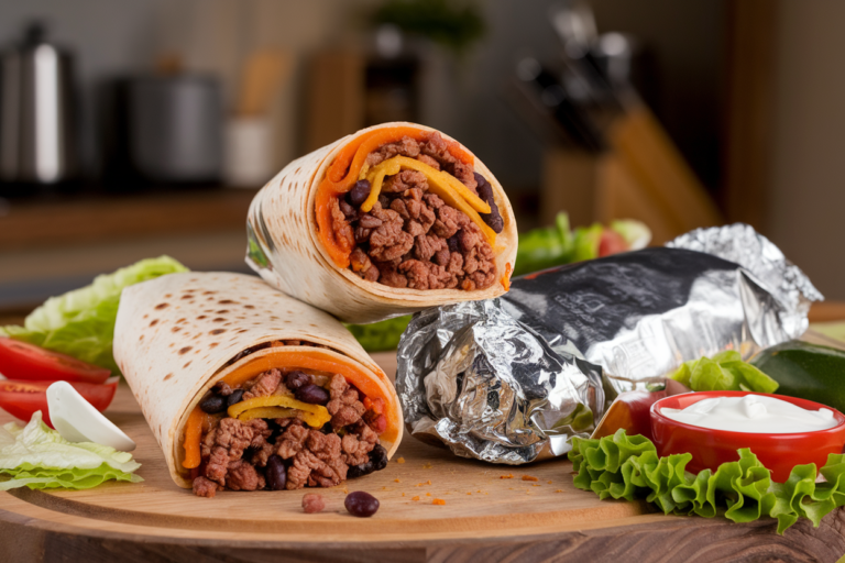 Freezer Friendly Beef & Black Bean Burritos (Easy Meal Prep)