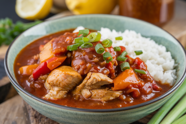 Unlock the Heat: Spicy Creole Chicken Étouffée That Will Blow Your Taste Buds Away!