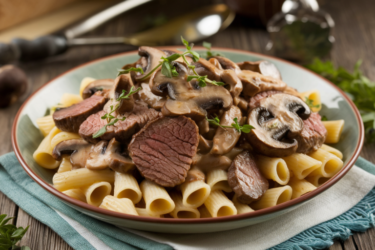 Your New Obsession: Mushroom Tuscan Beef Pasta That’ll Murder Your Taste Buds (In a Good Way!)