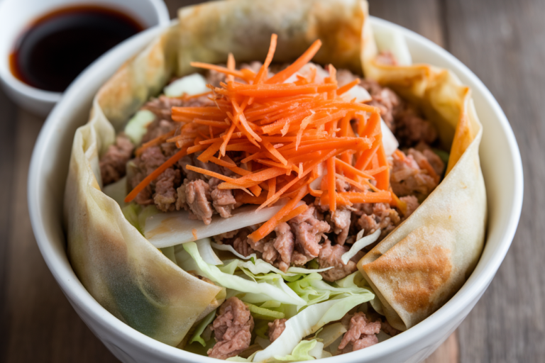 Unlock Muscle Gains with This Insanely Delicious High-Protein Egg Roll in a Bowl!