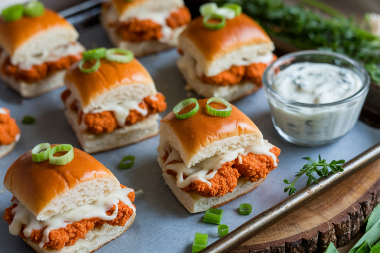 Easy Buffalo Chicken Sliders That’ll Steal the Show at Your Next Party!