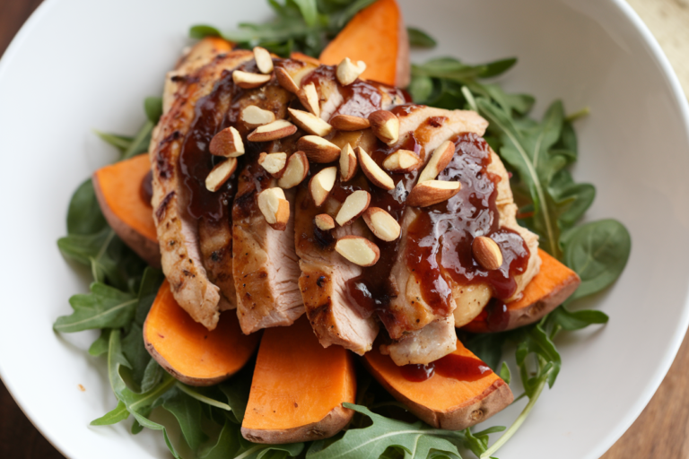 Easy BBQ Chicken Sweet Potato Bowls