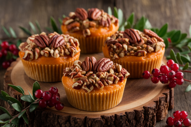 Easy Thanksgiving Sweet Potato Casserole Bites