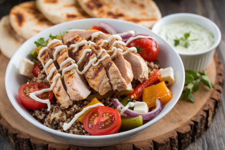 Easy High-Protein Greek Chicken Bowls for Lunch