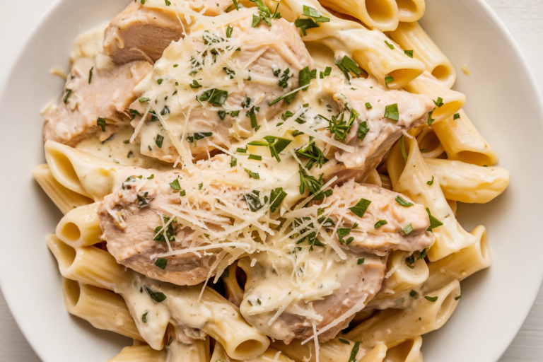Easy Chicken Alfredo Pasta Recipe with Creamy Sauce