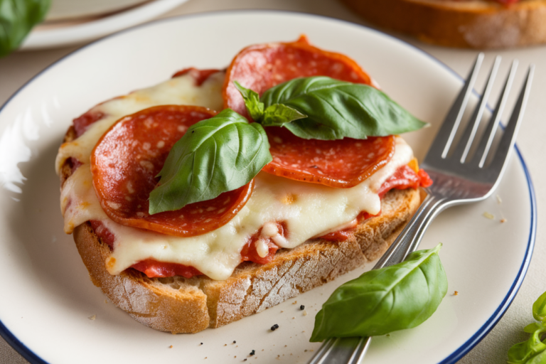 Easy Cheesy Pizza Toast Recipe