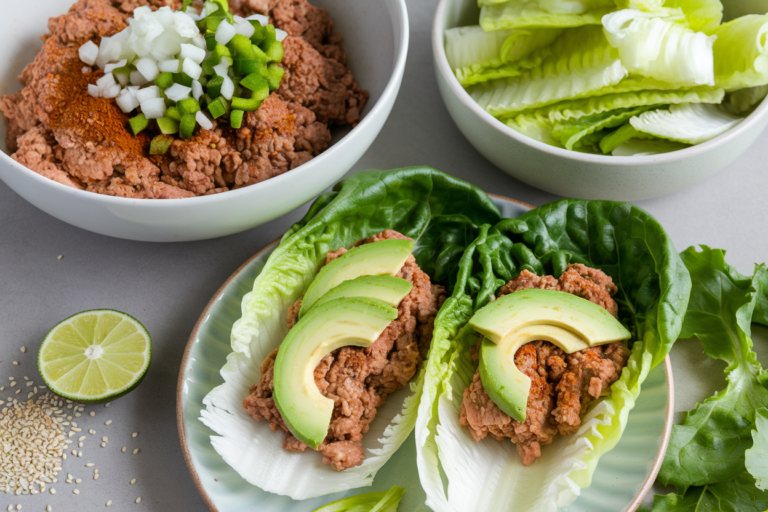 Easy Turkey Lettuce Wraps for a Healthy Lunch