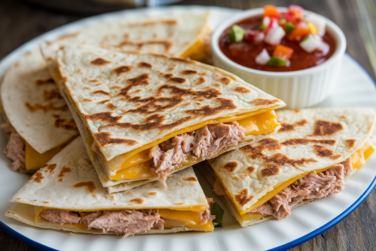 Unlock Lunchtime Magic with These Irresistible Easy Tuna Melt Quesadillas!