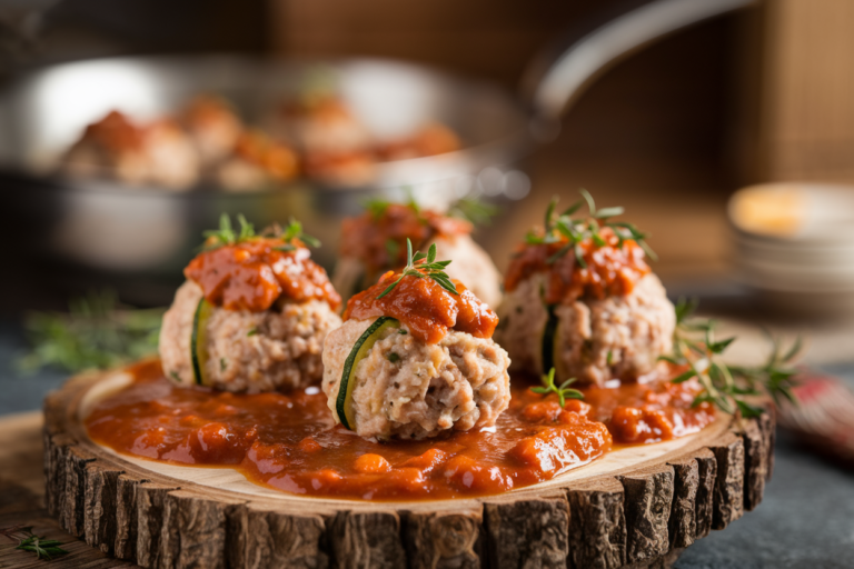 Easy Gluten-Free Turkey Meatballs with Zucchini