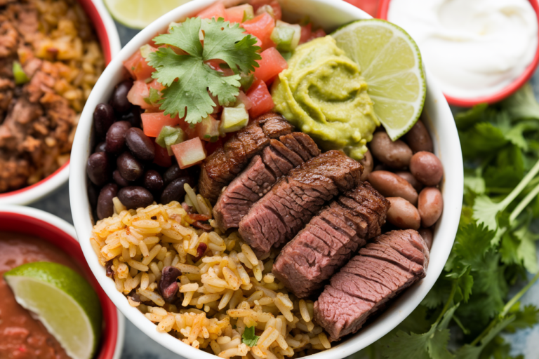 Easy Beef Burrito Meal Prep Bowls for High-Protein Lunches