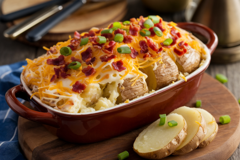 The Ultimate Loaded Baked Potato Casserole That Will Blow Your Mind (And Your Taste Buds!)