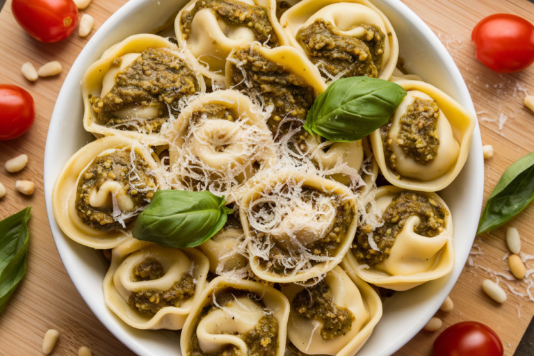 Pesto Tortellini for a Quick Weeknight Dinner