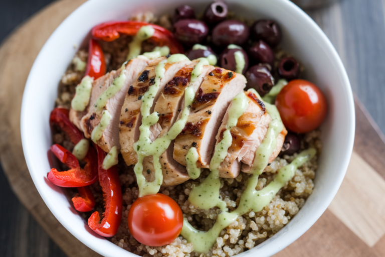 Easy Mediterranean Chicken Meal Prep Bowls for Healthy Lunches