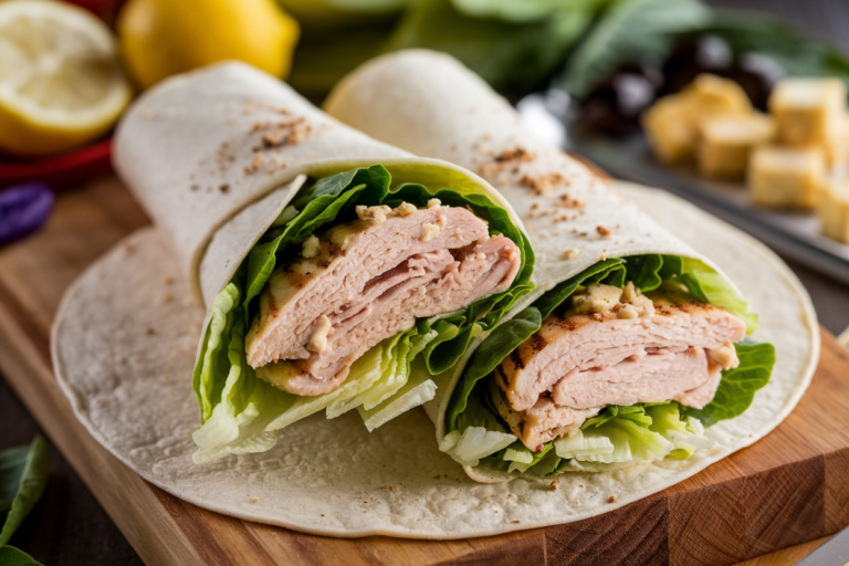 Easy Chicken Caesar Wraps Recipe for Quick Lunches