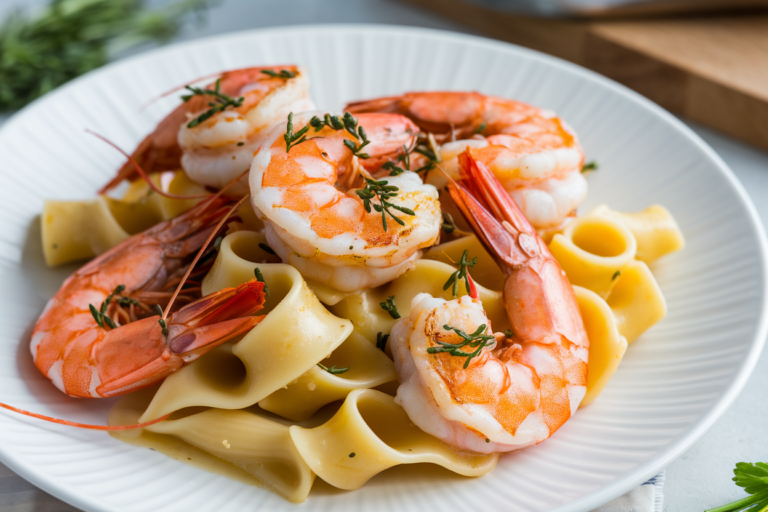 Garlic Butter Shrimp Pasta for a Quick Dinner